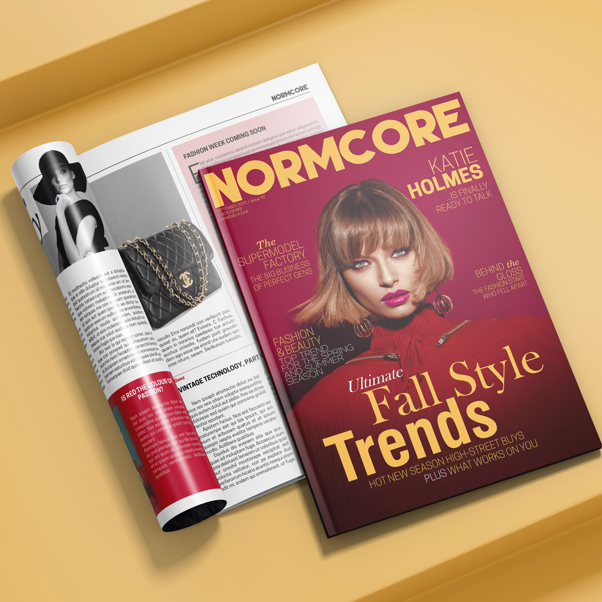 Normcore magazine vintage fashion